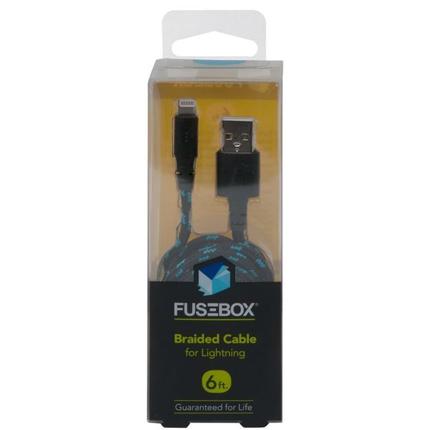 Lightning Cable, Braided, 6 ft.