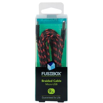 Fusebox - Micro-USB Cable, Braided, 9 ft.