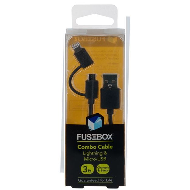  Fusebox - 2-in-1 Cable for Lightning & Micro-USB