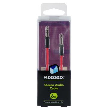Fusebox - Stereo Audio Cable, Braided, 6 ft. 