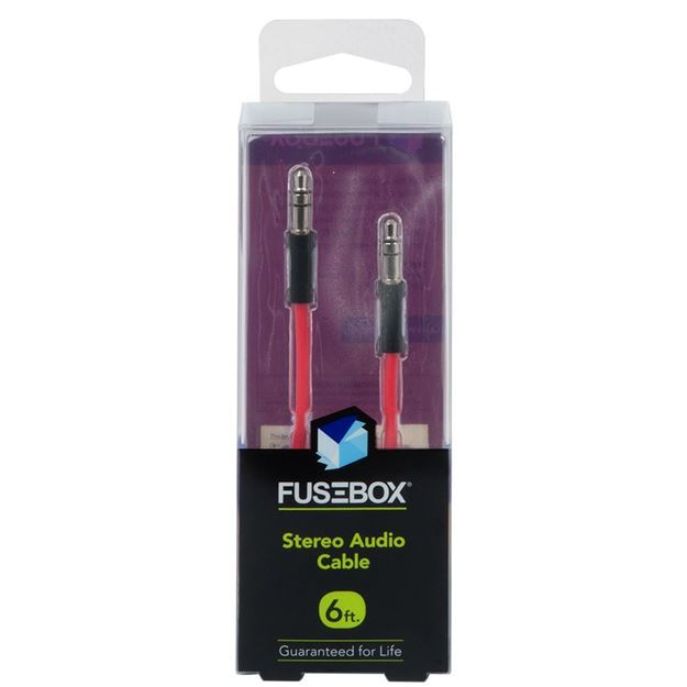Fusebox - Stereo Audio Cable, Braided, 6 ft. 
