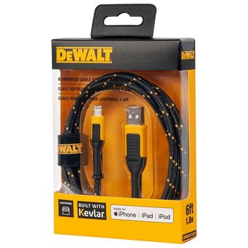 DeWALT - Reinforced Cable for Lightning, 6 ft.