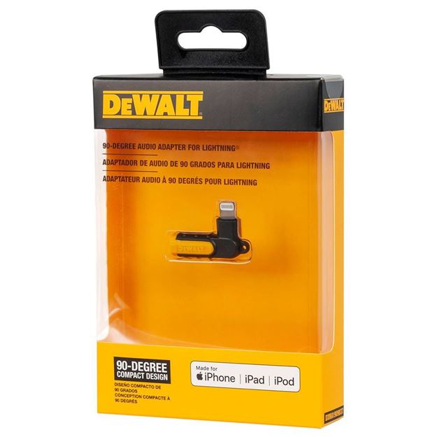 DeWALT - 90-Degree Audio Adapter for Lightning