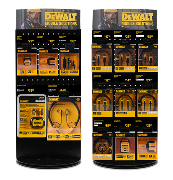 DEWALT - Mini Metal Rotating Countertop Display