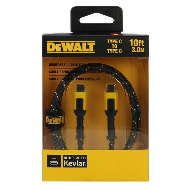 Reinforced Cable for USB-C to USB-C, 10 ft.